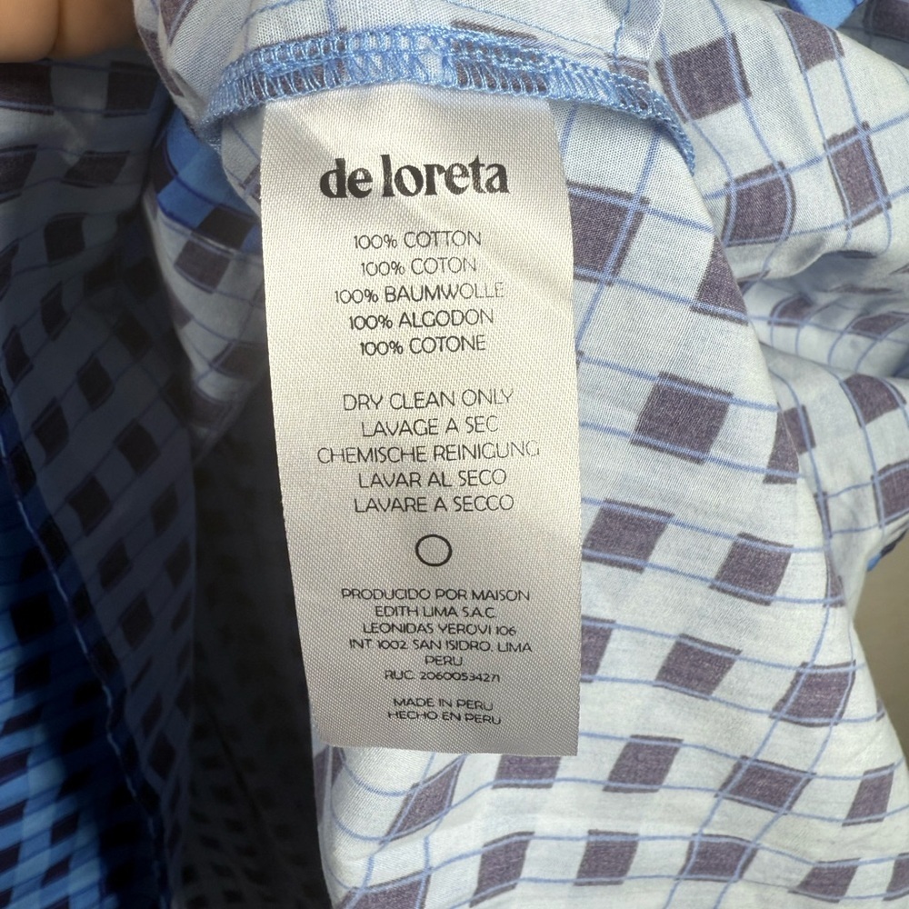 NWT De Loreta Check Prep Midi Dress Size Large NWT - image 11